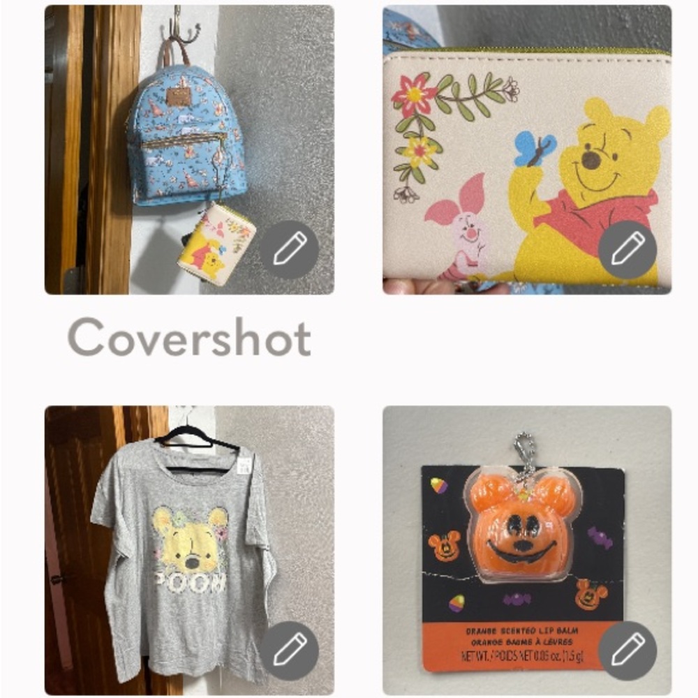 Disney Loungefly Winnie Mini🎒+wallet+🎃💋🗝️⛓️+NEW POOH t-shirt 3X